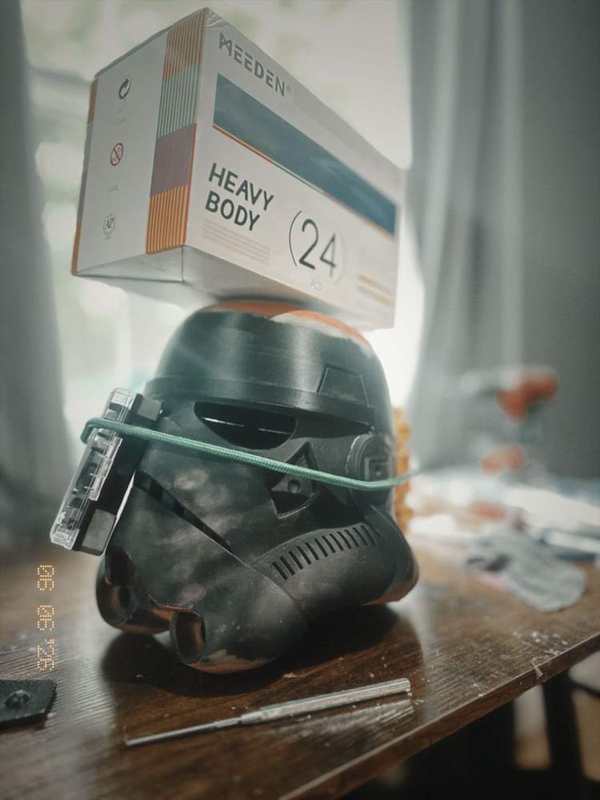 Stormtrooper Helmet Assembly: Glueing the Pieces of an Icon detail image