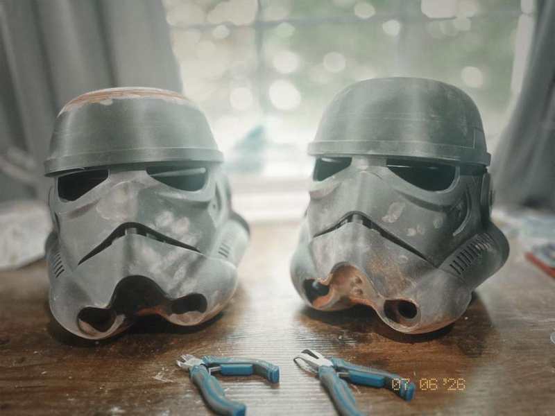 Stormtrooper Helmet Assembly: Glueing the Pieces of an Icon detail image