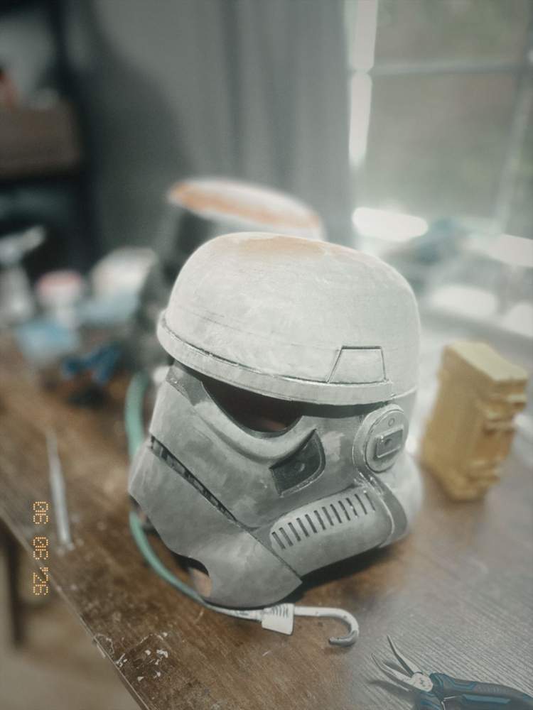 Finishing the Stormtrooper Helmet: The Sanding & Priming Grind detail image