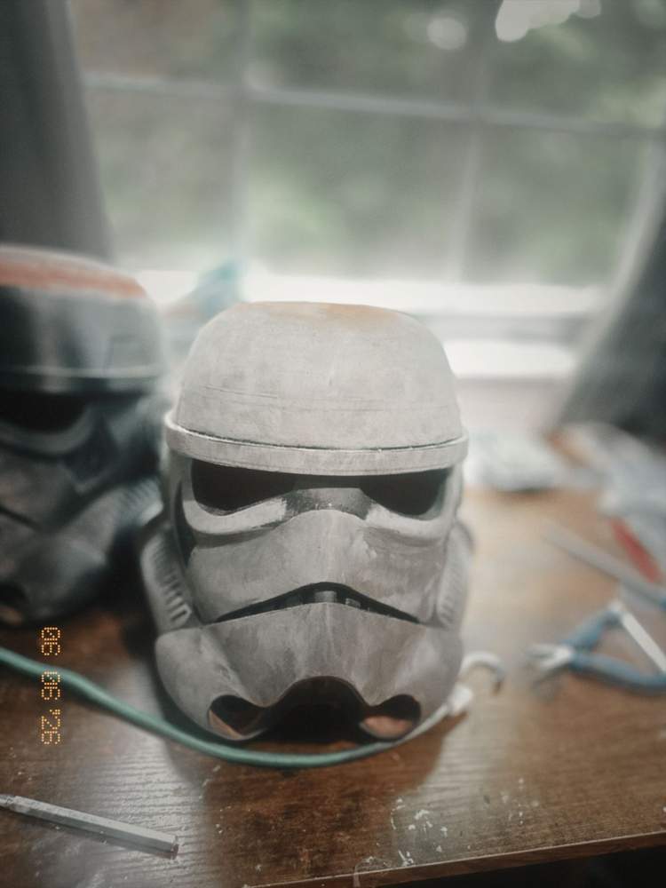 Finishing the Stormtrooper Helmet: The Sanding & Priming Grind detail image
