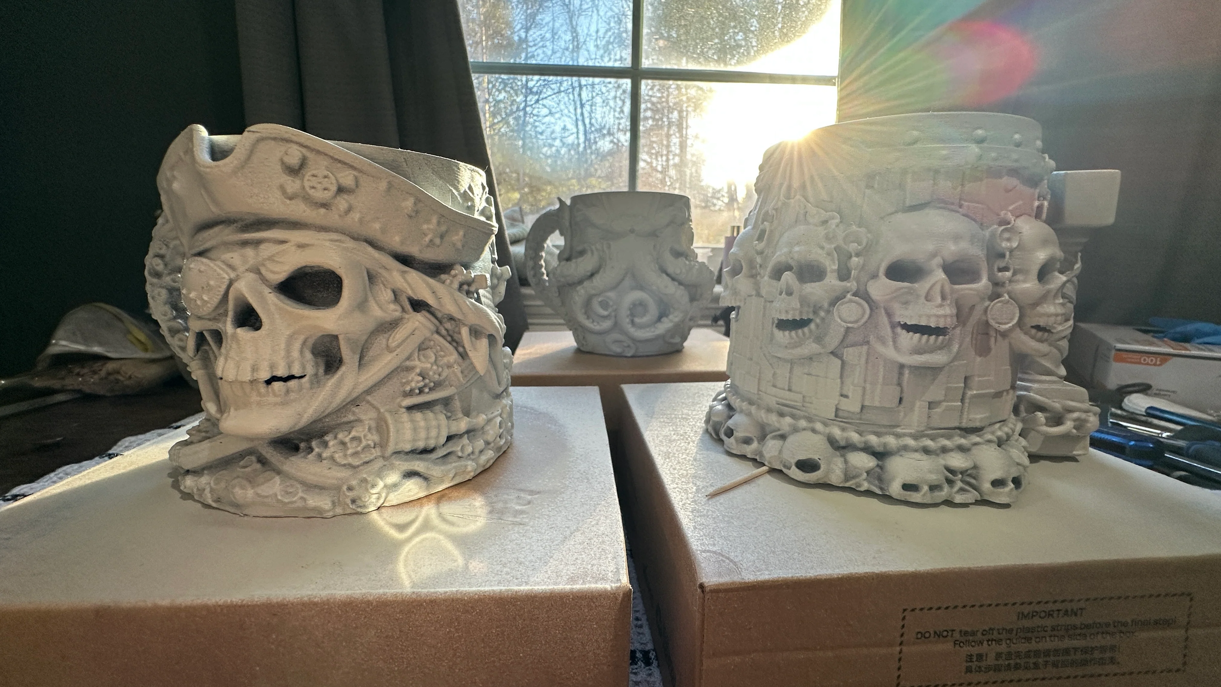 When Dark Fantasy Meets Craft: Hand-Painted Decorative Tankards