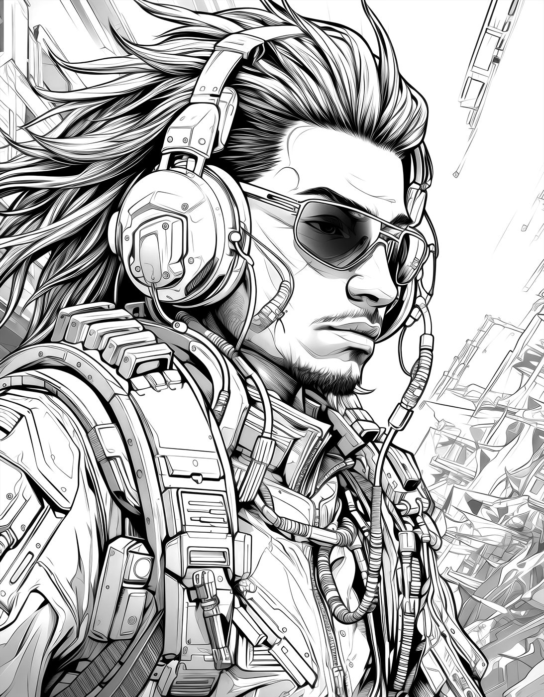 Coloring book artwork preview