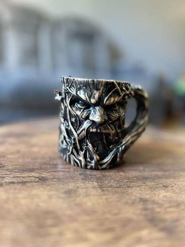 Ancient Tree Spirit Mug - Forest Guardian Relic (Fantasy Decor)