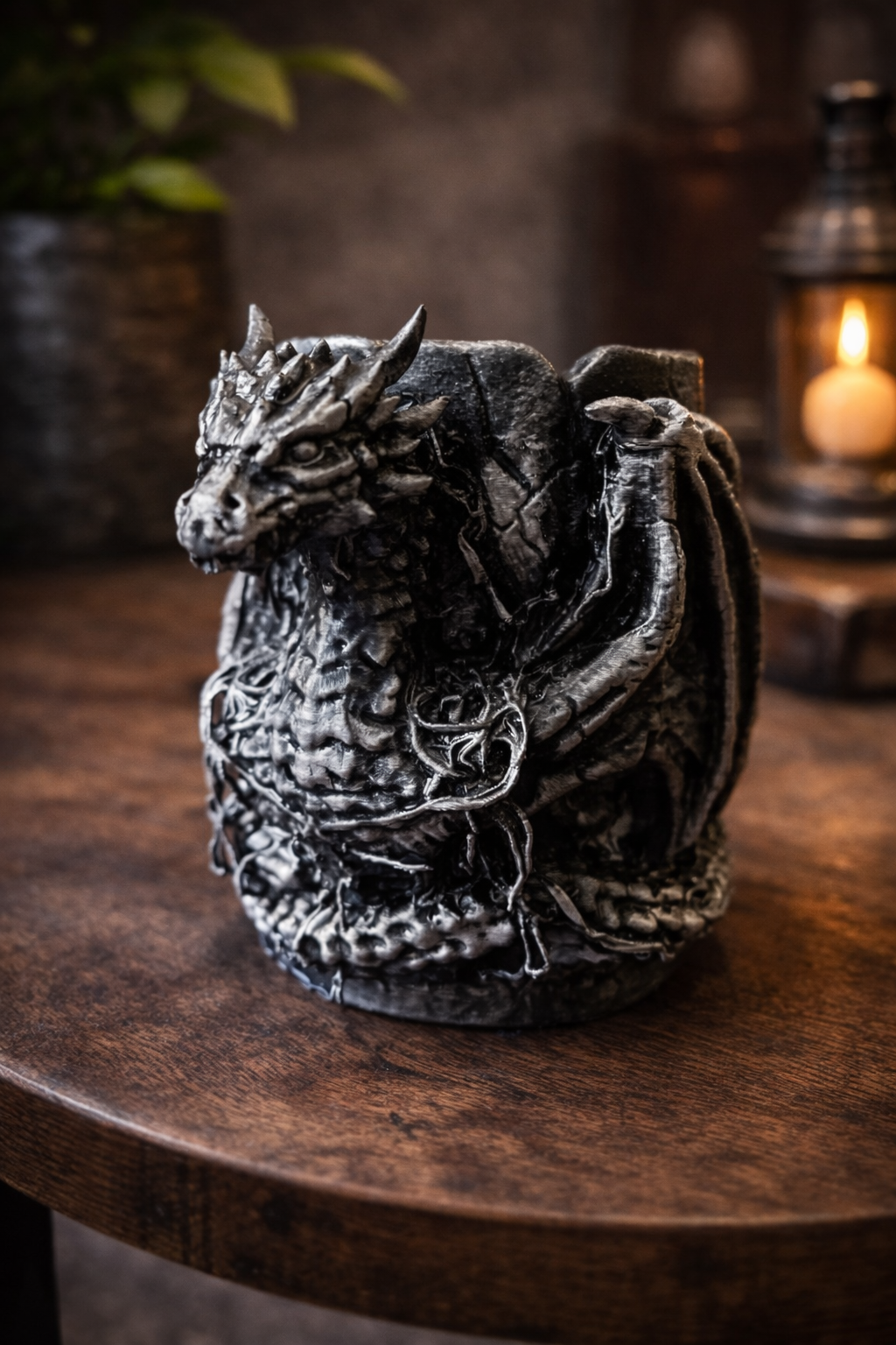 Dragon Guardian Mug – Ancient Relic (Fantasy Display Decor)