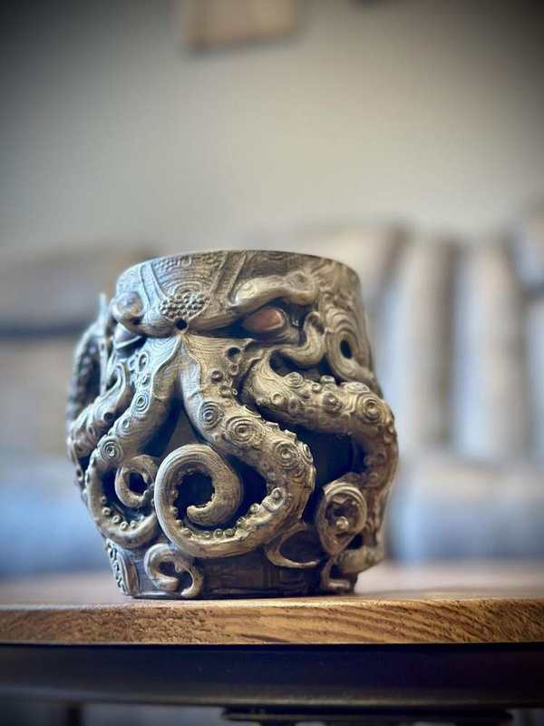 Kraken Tentacle Mug - Abyssal Ocean Relic (Display Decor)