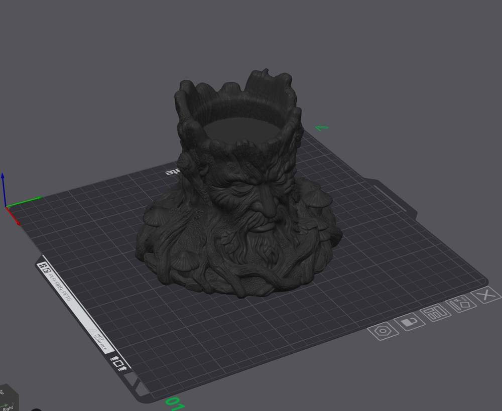 Tree Guardian Candle Holder STL - Digital Download detail image