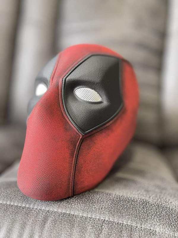 Deadpool Inspired Mercenary Mask (Display Prop) detail image