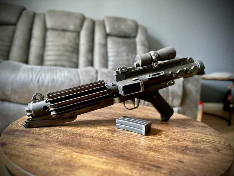 Star Wars E-11 Blaster - Copper Modified Version (Display Prop)