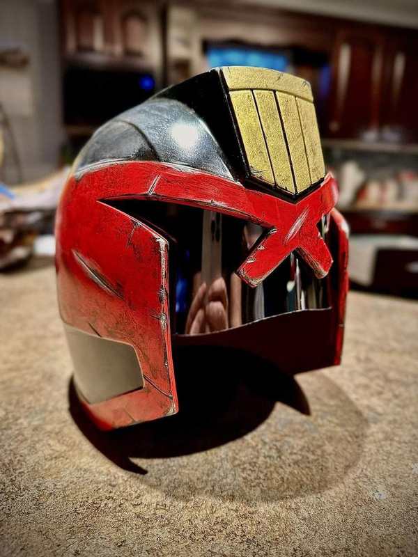 Judge Dredd Inspired Prop Helmet (Display Piece)