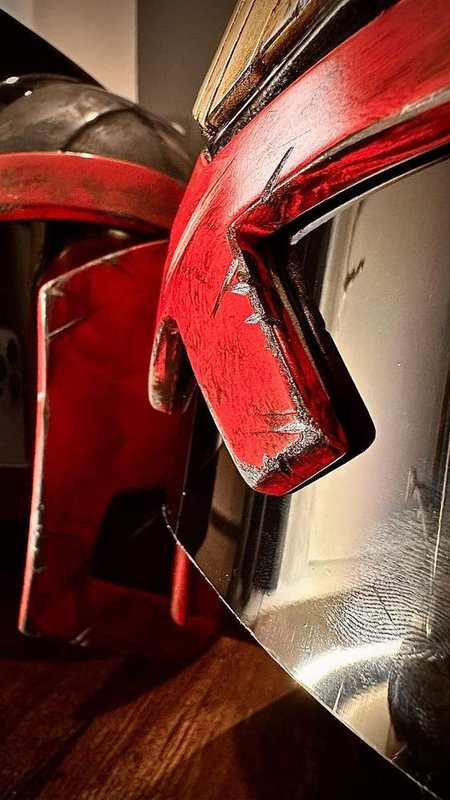 Judge Dredd Inspired Prop Helmet (Display Piece) detail image